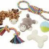 Frisco Plush & Rope Bundle Dog Toy, 6-Pack -The Frisco Store 177819 Main. SY630 V1573143796