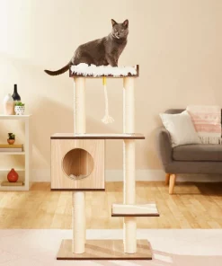 Frisco 47.5-in Modern Cat Tree & Condo