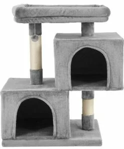 Frisco 33-in Faux Fur Cat Tree & Condo -The Frisco Store 180389 PT3. SY630 V1584452637