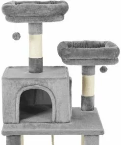 Frisco 59-in Faux Fur Cat Tree & Condo -The Frisco Store 180392 PT2. SY630 V1584452444