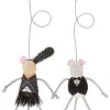 Frisco Dapper & Flapper Bouncy Mouse Cat Toy, 2 pack