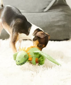 Frisco Mythical Mates Greenwing the Green Dragon Plush Squeaking Dog Toy -The Frisco Store 204483 PT2. SY630 V1583271178