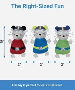 Frisco Mythical Mates Viking Mice Cat Toy with Catnip -The Frisco Store 204523 PT1. SY630 V1587474385