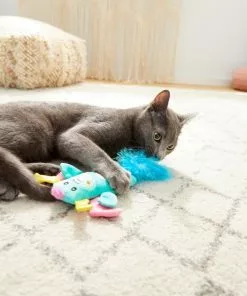 Frisco Mythical Mates Dragon Crinkle Kicker Cat Toy with Catnip -The Frisco Store 204531 PT2. SY630 V1583271277