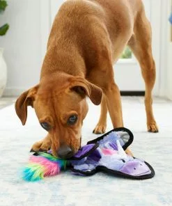 Frisco Mythical Mates Flat Plush Squeaking Unicorn Dog Toy -The Frisco Store 204559 PT2. SY630 V1583271551