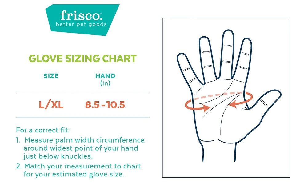 Frisco Dog & Cat Adjustable Grooming Gloves 4 Frisco Dog & Cat Adjustable Grooming Gloves - Image 2
