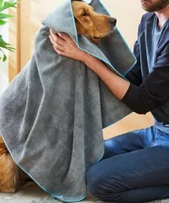 Frisco Microfiber Dog & Cat Bath Towel, Gray, 44-inch -The Frisco Store 206905 PT8. SY630 V1600916165