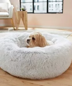 Frisco Eyelash Cat & Dog Bolster Bed
