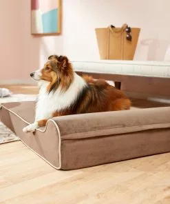 Frisco Orthopedic Chaise Pillow Dog Bed w/Removable Cover