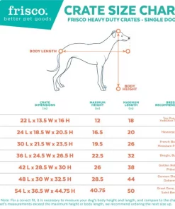 Frisco XX-Large Heavy Duty Single Door Wire Dog Crate, 54 inch -The Frisco Store 210677 PT2. SY630 V1579560496