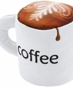 Frisco Ballistic Nylon Plush Squeaking Coffee Mug Dog Toy -The Frisco Store 213795 PT3. SY630 V1590069127