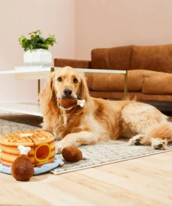 Frisco Hide & Seek Plush Chicken & Waffle Puzzle Dog Toy -The Frisco Store 213798 PT8. SY630 V1600488489