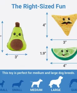 Frisco Hide & Seek Plush Guacamole Dog Toy -The Frisco Store 213830 PT2. SY630 V1601507157