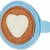 Frisco Heart-Shaped Coffee Cat Toy with Catnip
