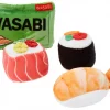 Frisco Plush Sushi Cat Toy with Catnip, Small, 4 count -The Frisco Store 213910 MAIN. SY630 V1590069698