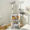Frisco 66-in Cat Tree with Bed, Condo, Lounge Basket & Top Perch -The Frisco Store 214380 MAIN. SY630 V1606832476