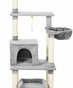 Frisco 66-in Cat Tree with Bed, Condo, Lounge Basket & Top Perch 9 Frisco 66-in Cat Tree with Bed, Condo, Lounge Basket & Top Perch -The Frisco Store 214380 PT2. SY630 V1589894166