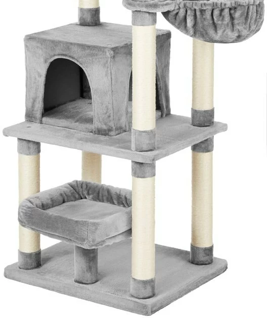 Frisco 66-in Cat Tree with Bed, Condo, Lounge Basket & Top Perch 6 Frisco 66-in Cat Tree with Bed, Condo, Lounge Basket & Top Perch - Image 4