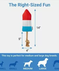 Frisco Summer Fun Plush & Rope Popsicle Dog Toy 6 Frisco Summer Fun Plush & Rope Popsicle Dog Toy -The Frisco Store 214703 PT1. SY630 V1642187485