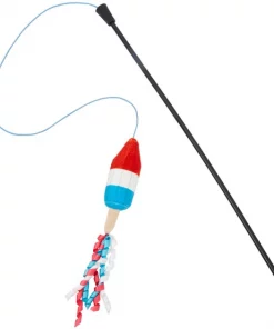 Frisco Americana Popsicle Teaser Cat Toy with Catnip