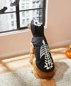 Frisco Glow in the Dark Skeleton Dog & Cat Hoodie 13 Frisco Glow in the Dark Skeleton Dog & Cat Hoodie -The Frisco Store 215630 PT8. SY630 V1599225486