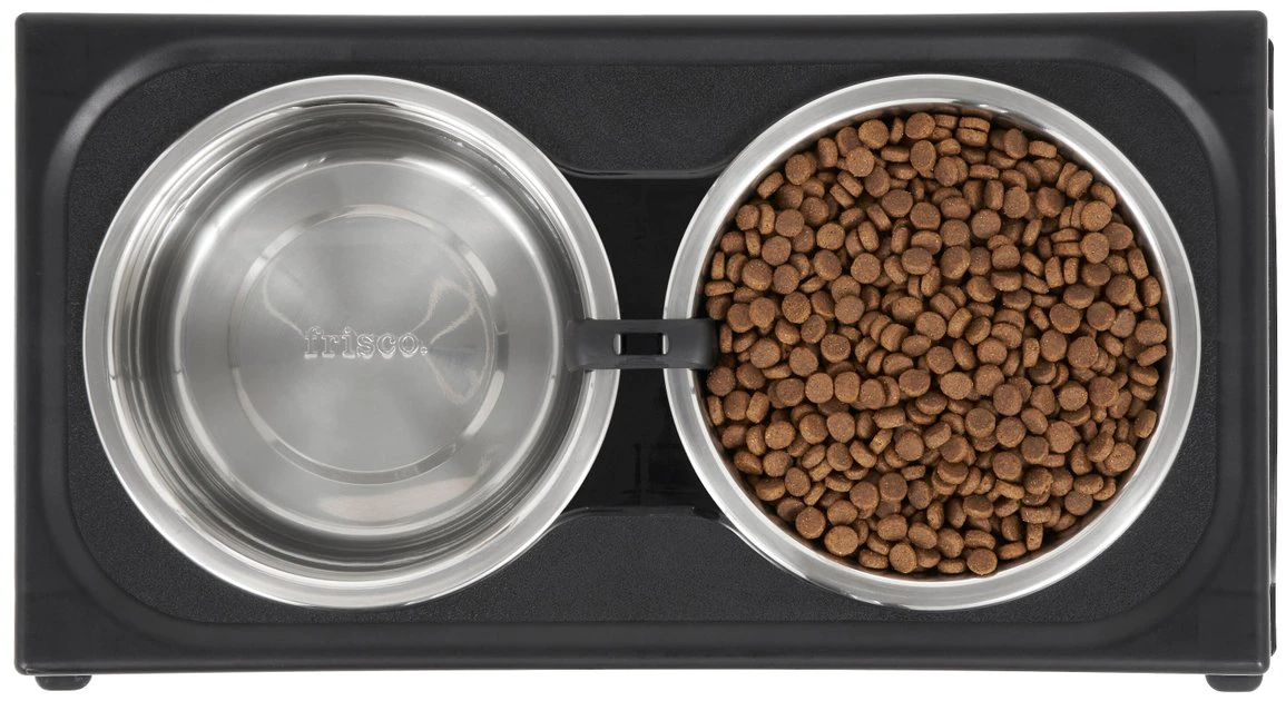 Frisco Stainless Steel Bowls with Adjustable Elevated Holder, 7 Cups 7 Frisco Stainless Steel Bowls with Adjustable Elevated Holder, 7 Cups - Image 5