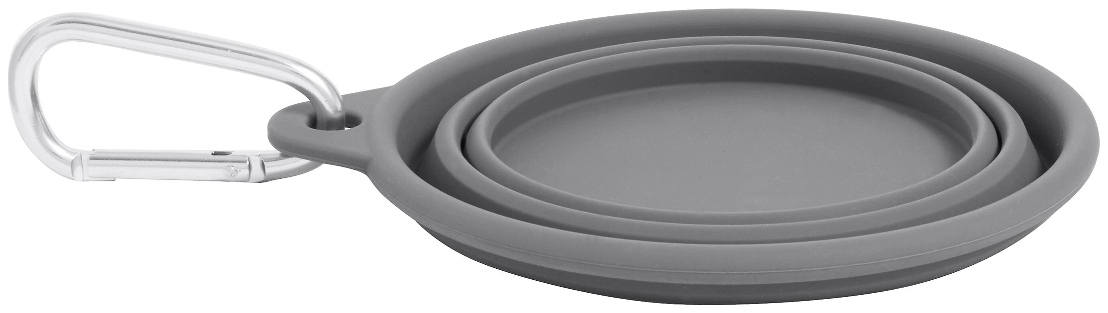 Frisco Silicone Collapsible Travel Bowl with Carabiner, 1.5 Cups 6 Frisco Silicone Collapsible Travel Bowl with Carabiner, 1.5 Cups - Image 4