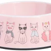 Frisco Pink Cute Cats Melamine Cat Bowl, 1.5 Cup 1 Frisco Pink Cute Cats Melamine Cat Bowl, 1.5 Cup -The Frisco Store 216043 MAIN. SY630 V1591020677