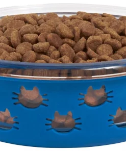 Frisco Cat Design Glass Bowl with Silicone Sleeve, 1.5 Cups 10 Frisco Cat Design Glass Bowl with Silicone Sleeve, 1.5 Cups -The Frisco Store 216057 PT2. SY630 V1591021026