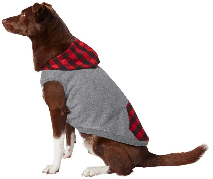 Frisco Plaid Dog & Cat Hoodie 5 Frisco Plaid Dog & Cat Hoodie - Image 3