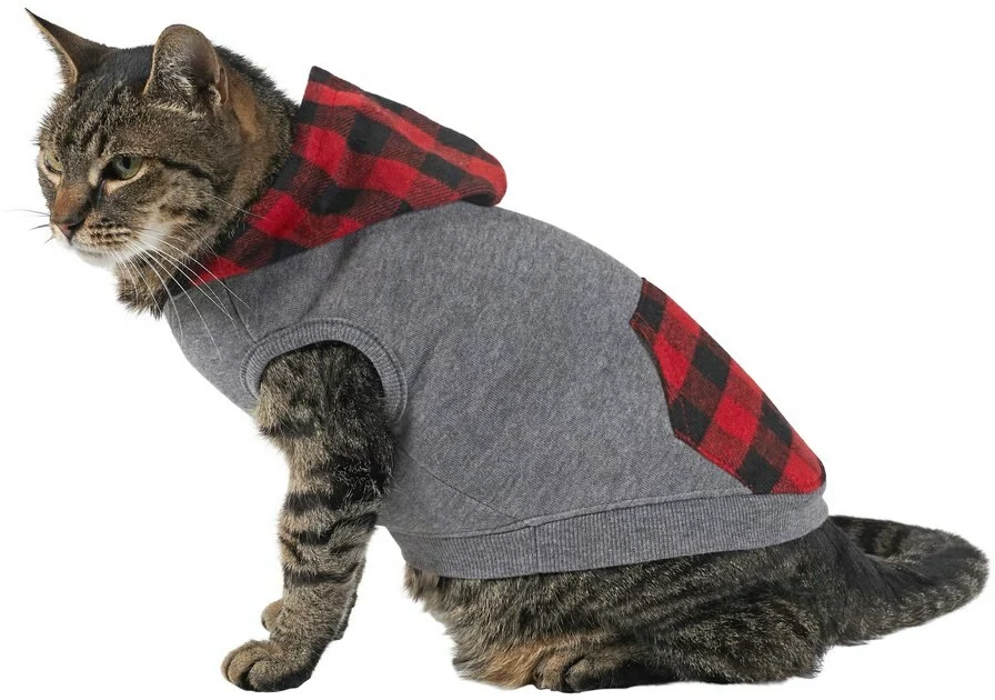 Frisco Plaid Dog & Cat Hoodie 6 Frisco Plaid Dog & Cat Hoodie - Image 4