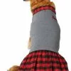 Frisco Plaid Dog & Cat Sweatshirt Dress 1 Frisco Plaid Dog & Cat Sweatshirt Dress -The Frisco Store 223663 MAIN. SY630 V1599566467