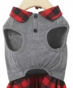 Frisco Plaid Dog & Cat Sweatshirt Dress 10 Frisco Plaid Dog & Cat Sweatshirt Dress -The Frisco Store 223663 PT4. SY630 V1599162074
