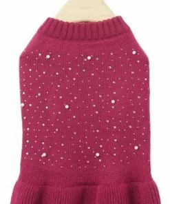 Frisco Faux Crystal & Pearl Dog & Cat Sweater Dress 9 Frisco Faux Crystal & Pearl Dog & Cat Sweater Dress -The Frisco Store 223717 PT3. SY630 V1599566759