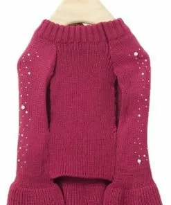 Frisco Faux Crystal & Pearl Dog & Cat Sweater Dress 10 Frisco Faux Crystal & Pearl Dog & Cat Sweater Dress -The Frisco Store 223717 PT4. SY630 V1599566761