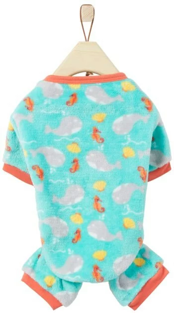 Frisco Sea Creatures Dog & Cat Cozy Fleece PJs 5 Frisco Sea Creatures Dog & Cat Cozy Fleece PJs - Image 3