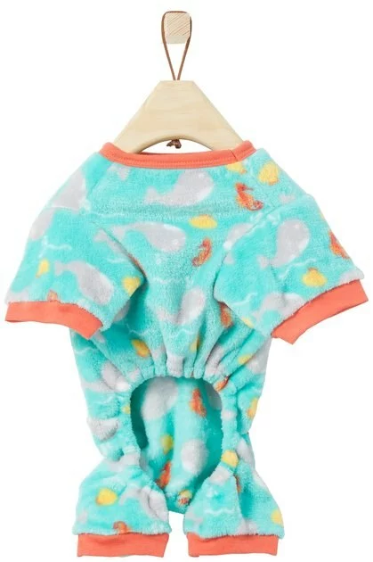 Frisco Sea Creatures Dog & Cat Cozy Fleece PJs 6 Frisco Sea Creatures Dog & Cat Cozy Fleece PJs - Image 4