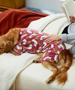 Frisco Llamas Dog & Cat Cozy Fleece PJs -The Frisco Store 224132 PT7. SY630 V1599565571