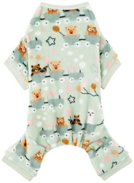 Frisco Zoo Animals Dog & Cat Cozy Fleece PJs 5 Frisco Zoo Animals Dog & Cat Cozy Fleece PJs - Image 3
