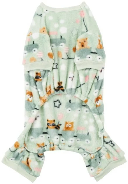 Frisco Zoo Animals Dog & Cat Cozy Fleece PJs 6 Frisco Zoo Animals Dog & Cat Cozy Fleece PJs - Image 4