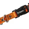 Frisco Orange Cobwebs Polyester Dog Collar 1 Frisco Orange Cobwebs Polyester Dog Collar -The Frisco Store 226878 MAIN. SY630 V1598637059