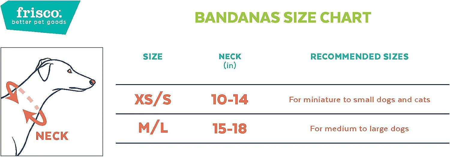 Frisco Fa La La Dog & Cat Bandana 4 Frisco Fa La La Dog & Cat Bandana - Image 2