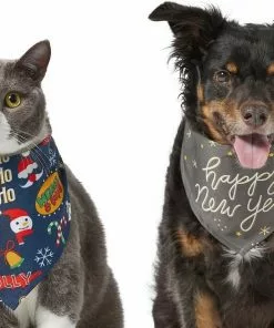 Frisco Holiday & New Years Dog & Cat Bandana, 2 pack -The Frisco Store 228983 PT2. SY630 V1637656939