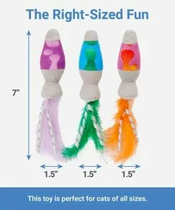 Frisco Retro Lava Lamp Plush Cat Toy with Catnip -The Frisco Store 230268 PT1. SY630 V1599945369