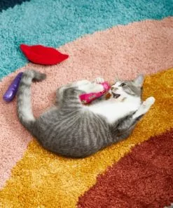 Frisco Retro Lip Gloss Plush Cat Toy with Catnip -The Frisco Store 230274 PT3. SY630 V1602639773