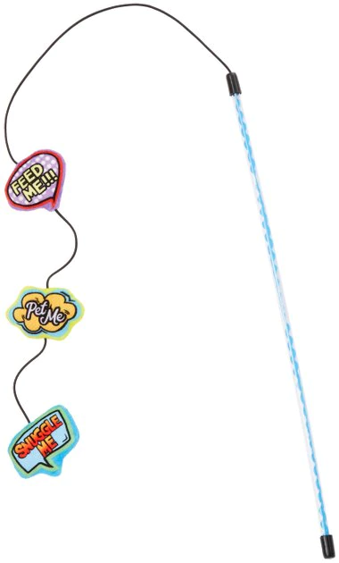 Frisco Retro Plush Comic Book Bubble Teaser Cat Toy with Catnip 3 Frisco Retro Plush Comic Book Bubble Teaser Cat Toy with Catnip