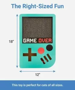 Frisco Retro Game Over Scratcher Cat Toy -The Frisco Store 230286 PT1. SY630 V1599945373