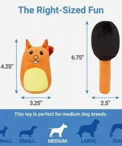 Frisco Retro Smack-a-Squirrel Hide & Seek Plush Puzzle Squeaky Dog Toy -The Frisco Store 230313 PT2. SY630 V1599945055