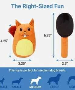 Frisco Retro Smack-a-Squirrel Hide & Seek Plush Puzzle Squeaky Dog Toy Refill 6 Frisco Retro Smack-a-Squirrel Hide & Seek Plush Puzzle Squeaky Dog Toy Refill -The Frisco Store 230315 PT1. SY630 V1599945071