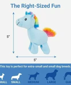 Frisco Retro Colorful Pony Plush Squeaky Dog Toy -The Frisco Store 230357 PT1. SY630 V1599943576